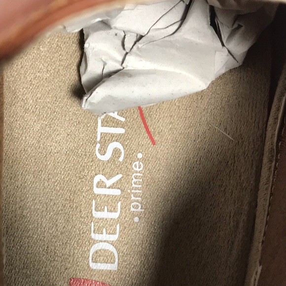 Deer Stags NIB Brown Luggage Tribeca Chelsea Ankle Boots - Men's 10 1/2 M - Picture 12 of 15